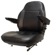 DURAFORCE Zero Turn Turf Lawn Mower Seat w/ Armrests John Deere Hustler Ect.