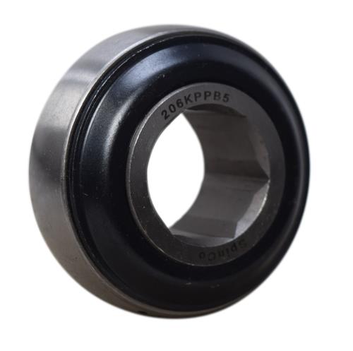 DURAFORCE 1" Hex Cotton Stripper Bearing 206KPPB5, HPS100TPD, JD8673, 212328C91 SpinCo