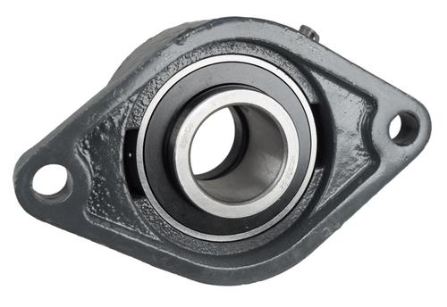 DURAFORCE 1-1/2 Two Bolt Flange Bearing W/ Lock Collar HCFT208-24 VF2E-224 RCJT-1-1/2