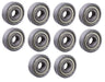 DURAFORCE (10 Each) 6200-ZZ, 6200-2Z, 200SS Shielded Radial Ball Bearing 10X30X9 SpinCo