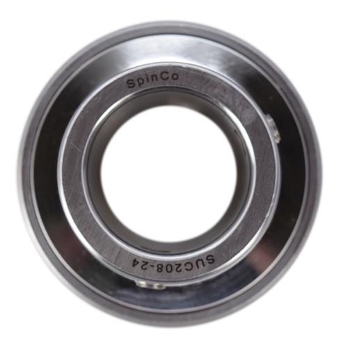 DURAFORCE 1-1/2" Stainless Steel Set Screw Locking Insert Bearing MUC208-24, SUC208-24