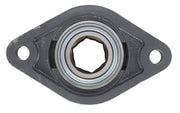 DURAFORCE 1-1/4" Hex Two Bolt Ductile Flange Bearing for Progressive Turf 213025 SpinCo