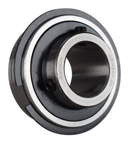 DURAFORCE 1-1/4" Insert Bearing With Snap Ring SER207-20, ER-20, VER-220 SpinCo