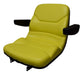 DURAFORCE John Deere Tractor Seat Yellow W/ Armrests 650 750 850 900HC 950 1050 CH16115