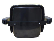 DURAFORCE John Deere Tractor Seat Yellow W/ Armrests 650 750 850 900HC 950 1050 CH16115