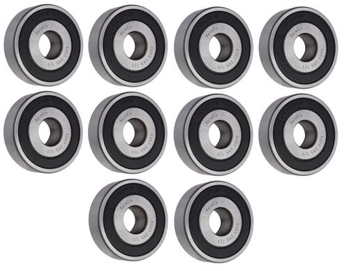 DURAFORCE (10 Each) 6203-2RS-1/2, 6203LLU8, 203PP8 Sealed Radial Ball Bearing 0.5"X40X12
