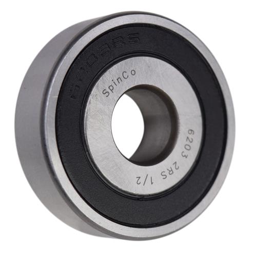DURAFORCE (10 Each) 6203-2RS-1/2, 6203LLU8, 203PP8 Sealed Radial Ball Bearing 0.5"X40X12