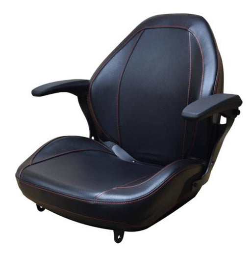 DURAFORCE Ford New Holland Tractor Seat TC31DA TC33 TC33D TC33DA TC34DA Armrests Black