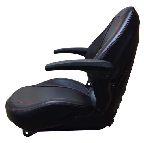 DURAFORCE Ford New Holland Tractor Seat TC31DA TC33 TC33D TC33DA TC34DA Armrests Black