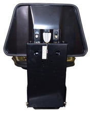 DURAFORCE Universal Replacement Tractor Seat with Slides and Suspension Black