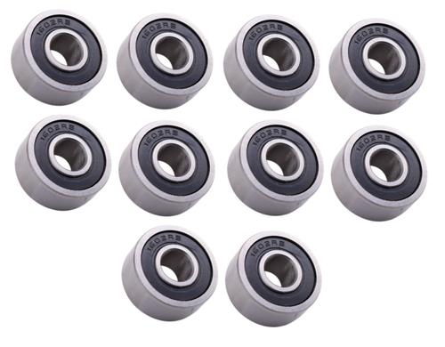 DURAFORCE (10 Each) 1602-2RS Sealed Radial Ball Bearing 1/4 ID X 11/16 OD X 5/16 Wide