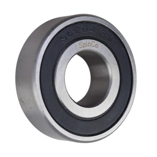 DURAFORCE SS6204-2RS, SS6204LLU Stainless Steel Sealed Radial Ball Bearing 20X47X14 SpinCo