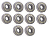 DURAFORCE (10 Each) 609-ZZ, 609-2Z, R2490-ZZ Shielded Radial Ball Bearing 9X24X7 SpinCo