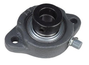 DURAFORCE 5/8" Light Duty Two Bolt Flange Bearing W/ Lock Collar ALF202-10G, FHLF202-10G