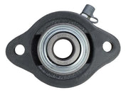 DURAFORCE 5/8" Light Duty Two Bolt Flange Bearing W/ Lock Collar ALF202-10G, FHLF202-10G