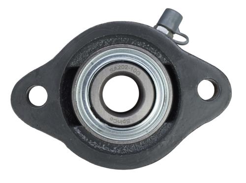 DURAFORCE 5/8" Light Duty Two Bolt Flange Bearing W/ Lock Collar ALF202-10G, FHLF202-10G