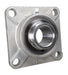 DURAFORCE 1-1/2" Stainless Four Bolt Flange Bearing SSUCF208-24, SUCSF208-24, CRFS-PN24