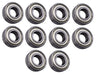 DURAFORCE (10 Each) 1623-ZZ Shielded Radial Ball Bearing 5/8 ID X 1-3/8 OD X 7/16 Wide