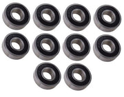 DURAFORCE (10 Each) R6-2RS Sealed Radial Ball Bearing 3/8 ID X 7/8 OD X 9/32 Wide SpinCo