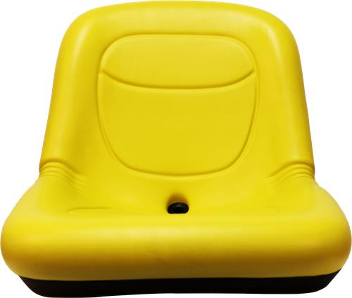 DURAFORCE Low Back John Deere Lawn Mower Seat Yellow