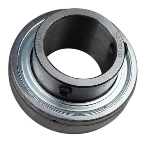 DURAFORCE 1-1/4" Insert Bearing With Set Screws SB206-20 FHS206-20 AS206-104 SpinCo