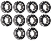 DURAFORCE (10 Each) 6002-2RS, 6002LLU, 6002DDU Sealed Radial Ball Bearing 15X32X9 SpinCo