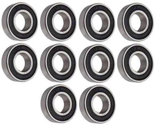 DURAFORCE (10 Each) 6002-2RS, 6002LLU, 6002DDU Sealed Radial Ball Bearing 15X32X9 SpinCo