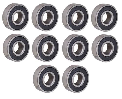DURAFORCE (10 Each) 696-2RS, 696LU, MR696-2RS Sealed Radial Ball Bearing 6X15X5 SpinCo