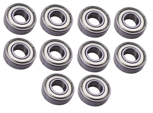 DURAFORCE (10 Each) 1604-ZZ Shielded Radial Ball Bearing 3/8 ID X 7/8 OD X 9/32 Wide