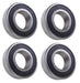 DURAFORCE (4 Each) 6205-2RS, 6205LLU, 205PP Sealed Radial Ball Bearing 25X52X15 SpinCo