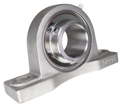 DURAFORCE 2" Stainless Steel Pillow Block Bearing SSUCP211-32, SUCSP211-32, SPS-32