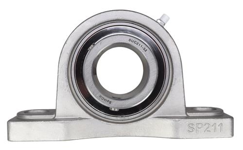 DURAFORCE 2" Stainless Steel Pillow Block Bearing SSUCP211-32, SUCSP211-32, SPS-32