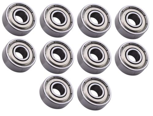 DURAFORCE (10 Each) 607-ZZ, 607-2Z, R1970ZZ Shielded Ball Bearing 7X19X6 SpinCo