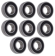 DURAFORCE (8 Each) 6202-2RS-5/8 6202LLU10 202PP10 Sealed Radial Ball Bearing 0.625"X35X11