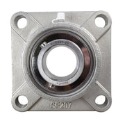 DURAFORCE 1-7/16" Stainless Four Bolt Flange Bearing SSUCF207-23, SUCSF207-23, CRFS-PN23