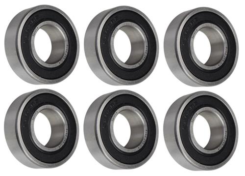 DURAFORCE (6 Each) 6203-2RS-3/4, 6203LLU12, 203PP12 Sealed Radial Ball Bearing 0.75"X40X12