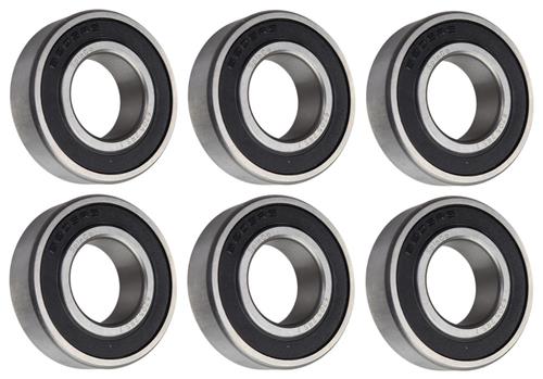 DURAFORCE (6 Each) 6205-2RS-1, 6205LLU16, 205PP16 Sealed Radial Ball Bearing 1"X52X15