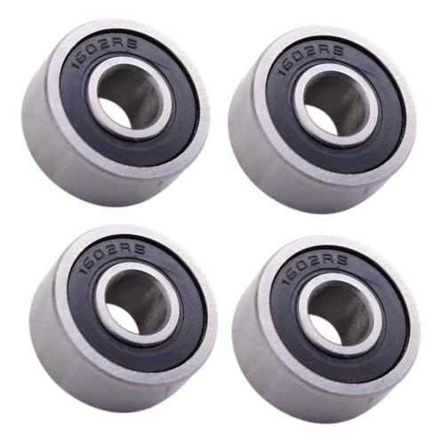 DURAFORCE (4 Each) 1602-2RS Sealed Radial Ball Bearing 1/4 ID X 11/16 OD X 5/16 Wide