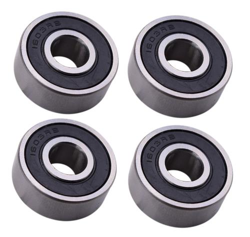 DURAFORCE (4 Each) 1603-2RS Sealed Radial Ball Bearing 5/16 ID X 7/8 OD X 11/32 Wide