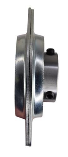 DURAFORCE 1-3/8" Pressed Steel Two Bolt Flange Bearing SBSFL207-22, SBPFL207-22