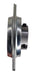 DURAFORCE 1-3/8" Pressed Steel Two Bolt Flange Bearing SBSFL207-22, SBPFL207-22