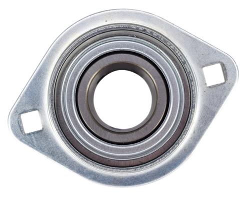 DURAFORCE 1-3/8" Pressed Steel Two Bolt Flange Bearing SBSFL207-22, SBPFL207-22