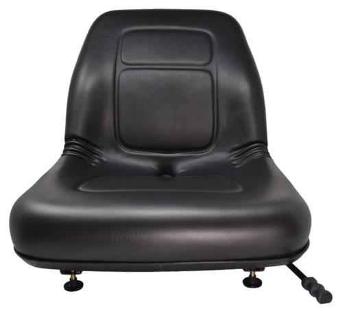 DURAFORCE Daewo Skid Steer Black Seat with Slides 440 450 460 470 1340XL 1760XL 2060XL Ect