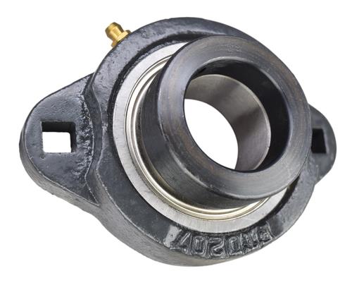 DURAFORCE 1-7/16" Ductile Two Bolt Flange Bearing W/ Lock Collar SAFTD207-23G GVFTD-1-7/16