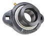 DURAFORCE 1-7/16" Ductile Two Bolt Flange Bearing W/ Lock Collar SAFTD207-23G GVFTD-1-7/16