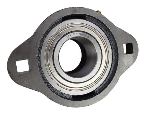 DURAFORCE 1-7/16" Ductile Two Bolt Flange Bearing W/ Lock Collar SAFTD207-23G GVFTD-1-7/16