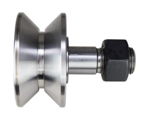 DURAFORCE 2-1/2" V-groove Track Roller Bearing with Stud VCR-2-1/2 SpinCo Bearing