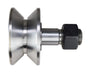 DURAFORCE 2-1/2" V-groove Track Roller Bearing with Stud VCR-2-1/2 SpinCo Bearing