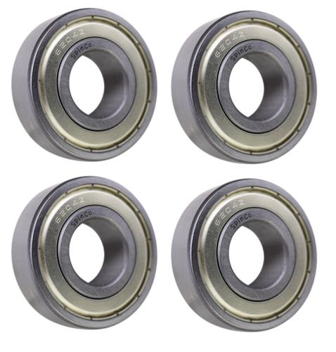 DURAFORCE (4 Each) 6204-ZZ, 6204-2Z, 204SS Shielded Radial Ball Bearing 20X47X14 SpinCo