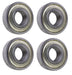 DURAFORCE (4 Each) 6204-ZZ, 6204-2Z, 204SS Shielded Radial Ball Bearing 20X47X14 SpinCo